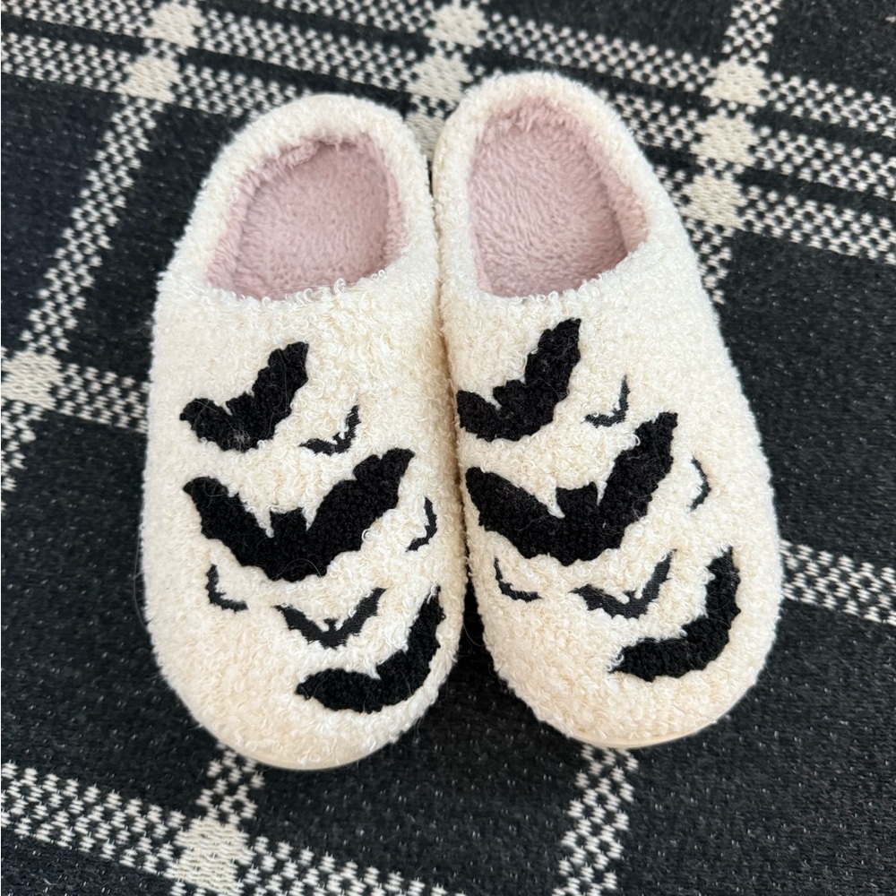 Halloween Bat Slippers